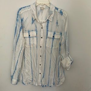 Womens a.n.a. Size Large button down top